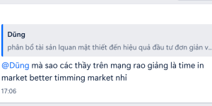 Time in market hay là Timing the market? time in the market